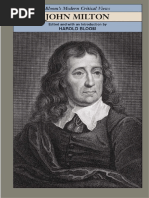 (Harold Bloom) John Milton