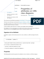 Properties of Attributes On UML Class Diagrams