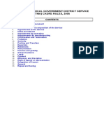 The Punjab Local Government District Service (Tma) Cadre Rules, 2005