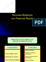 Recursos Botanicos Con Potencial Biocida