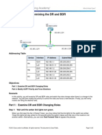 5.1.2.12 Packet Tracer - Determining The DR and BDR Instructions - Answer