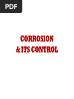 Corrosion & Its Control & Its Control