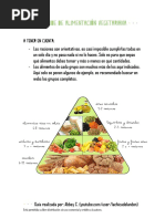 Pirámide de Alimentación Vegetariana PDF