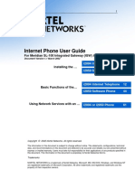 Internet Phone User Guide: For Meridian SL-100 Integrated Gateway (IGW) Access