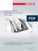 Mode D'emploi Lave Linge Miele PDF