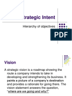 Strategic Intent