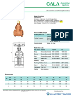 1 Gala Bronze Gate Nrs Valve Fig 3152