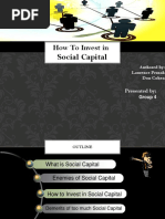 How To Invest in Social Capital