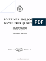 BEZVICONI GHEORGHE G. - Boierimea Moldovei Dintre Prut Şi Nistru Vol I PDF