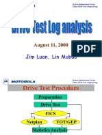 Drive Test Analysis