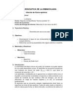 Informe de Química