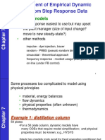 Development of Empirical Dynamic Models From Step Response Data