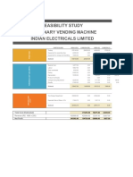 Indian Electricals Cost Sheet