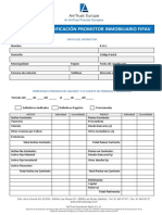 A.2.2 Formulario Pre-Clasificación Promotor FIPAV