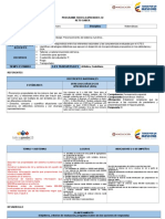 PLAN de CLASES Reconocimiento Del Sistema Numérico.