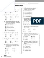 Holt Algebra 1 - Chapter 01 - SAT-ACT