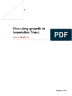 UK HM Treasury Financing Growth in Innovative Firms Consultation Web