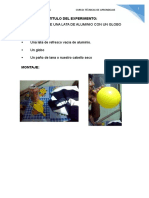 Experimento Cientifico - Atraccion de La Lata de Aluminio Con Un Globo