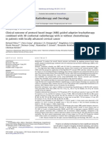 Radiotherapy and Oncology: Brachytherapy of Cervical Cancer