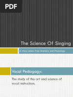 The Science of Singing