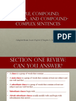 Chapter 2 Section 2 Sentence Patterns PDF