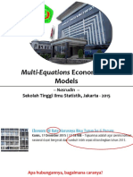 09 Multi-Equations Econometrics Model