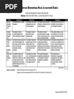 Assessment Singing