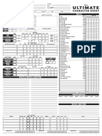 D&D Character Sheet - Ultimate Character Sheet