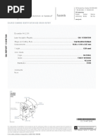 Facsimile: Colored Di A Mond Iden T Ific at Ion A ND Origin Report