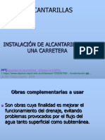 Alcantarillas e Instalaciones Complementarias