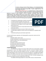 Traffic Survey Model