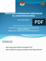 Per UU PK3 Pemantauan Lingkungan Kerja