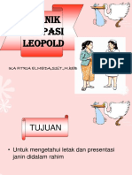 Teknik Palpasi Leopold