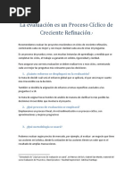 Ok Evaluacion Como Proceso Ciclico