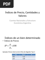 Índices de Precios, Cantidad y Valor 