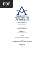 Crisis de La Etica Actual en El Peru