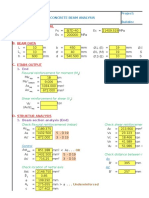 A. Structure Material: 2G1 Concrete Beam Analysis Project: Building