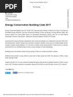 Energy Conservation Building Code 2017