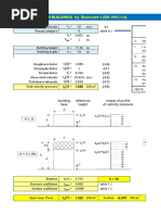 WIND PRESSURE IN BUILDINGS by Eurocode 1 (EN 1991-1-4)