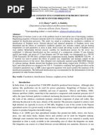 Evaluation of Constitutive Conditions For Production of Sorghum Stovers Briquette