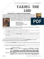 Worksheet On Lieder