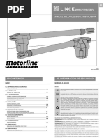 Motor Puerta Batiente Lince 400/600