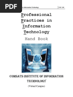 Professional Practices in Information Technology: Hand Book