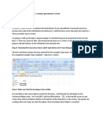 How To Add Spin Button in Excel