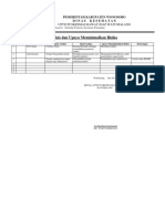 9.1.1.9 Bukti Analisis Dan Upaya Meminimalkan Risiko