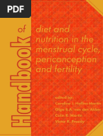 (Human Health Handbooks) Caroline Hollins-Martin, Olga Van Den Akker, Colin Martin, Victor R. Preedy-Handbook of Diet and Nutrition in The Menstrual Cycle, Periconception and Fertility-Wageningen Pers