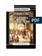 Grigore Spermezan - Introducere În Gândirea Unor Mari Filosofi PDF