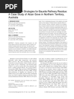 Revegetation Strategies For Bauxite Refinery Residue: A Case Study of Alcan Gove in Northern Territory, Australia Wehr - 2006