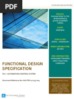 Functional Design Specification - Automation System