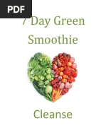 7 Day Green Smoothie Detox